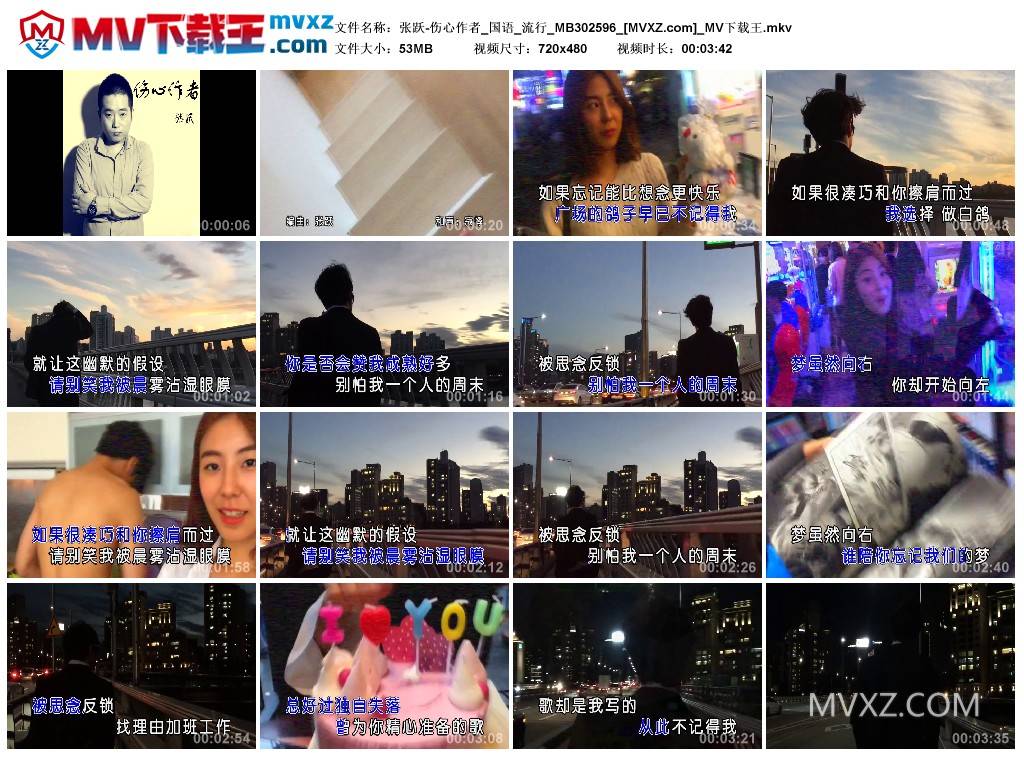 张跃-伤心作者_国语_流行_MB302596